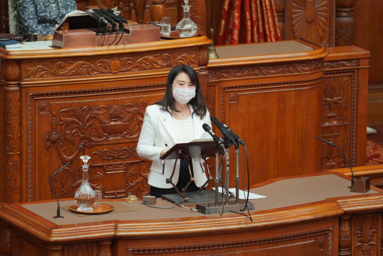 【参本会議】矢田わか子副代表が新型インフルエンザ等対策特別措置法等の一部を改正する法律案に対して質問