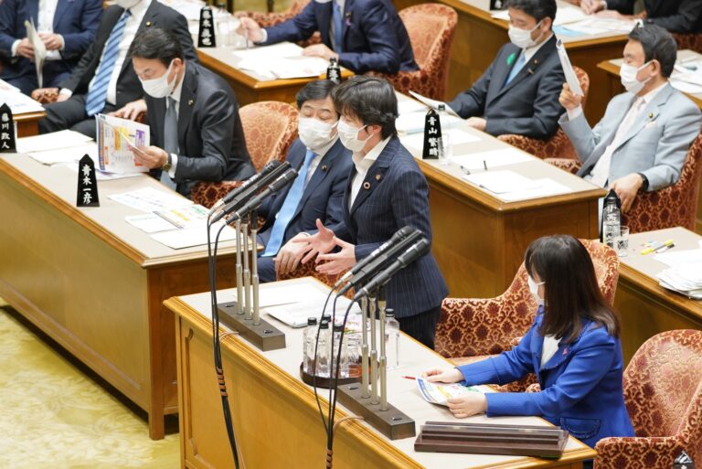 【参予算委】舟山政調会長が新型コロナ関連等について質疑