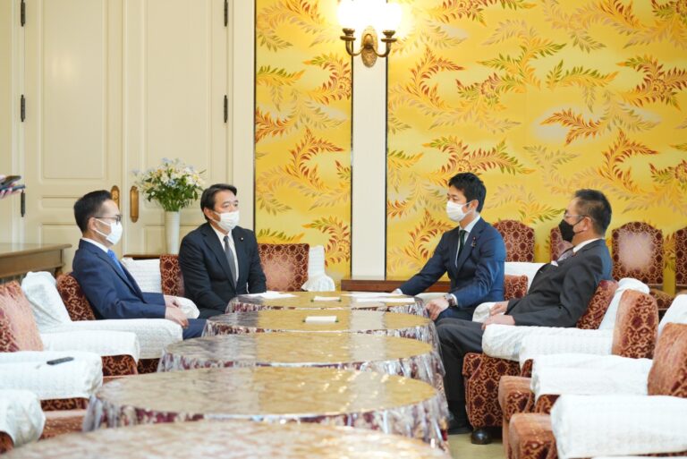 榛葉幹事長と古川国対委員長が日本維新の会の幹事長・国対委員長と会談