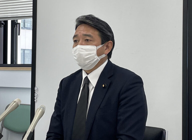 【青森】「是々非々の政治を行いたい」榛葉幹事長が青森県連設立記者会見で表明
