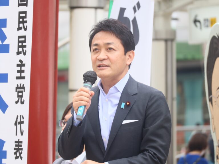 【東京】「もう一度給料が上がる国へ」玉木代表が東京都内で演説