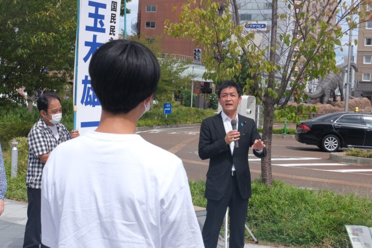 【福井】「地域の課題を政策に繋げていく」玉木代表が全国キャラバンで福井県を訪問