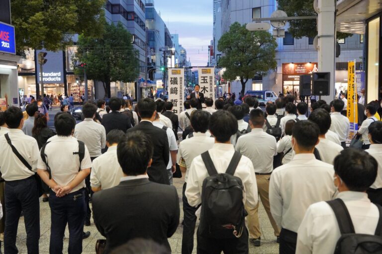 【広島】「選挙から遠い時こそ皆さんの近くに行く」玉木代表が広島県での全国キャラバンで演説
