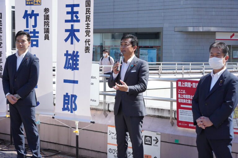 【埼玉】「批判と反対だけでは、国を前に進めることはできない」玉木代表が全国キャラバンで埼玉県を訪問
