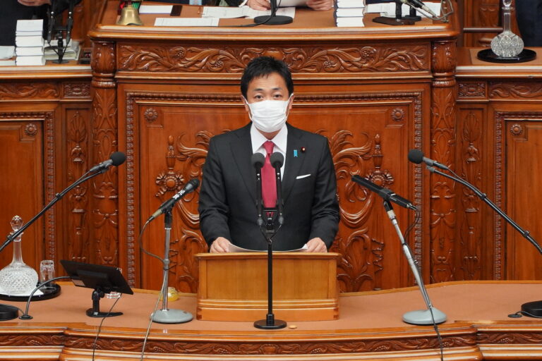 【衆本会議】玉木代表が岸田総理大臣の所信表明演説に対し質疑