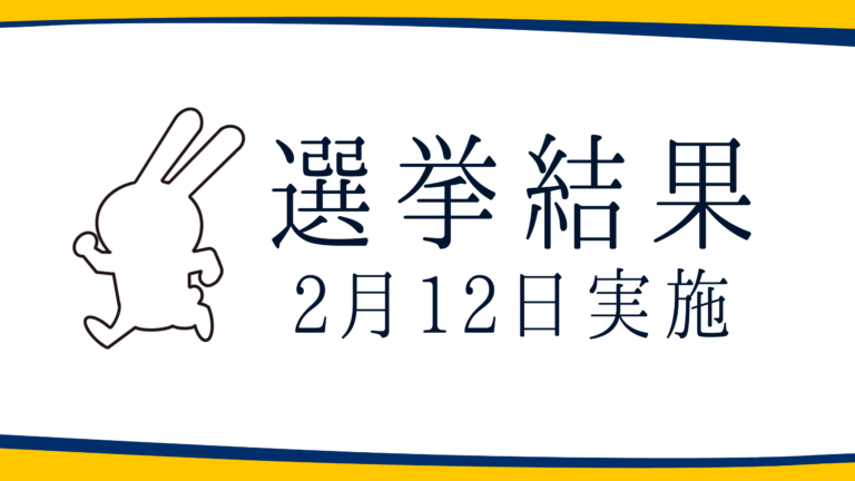 【選挙結果2/12】兵庫県丹波篠山市