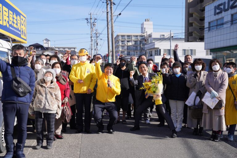 【高知】「賃上げこそが最大の経済対策」玉木代表が高知県高知市で演説