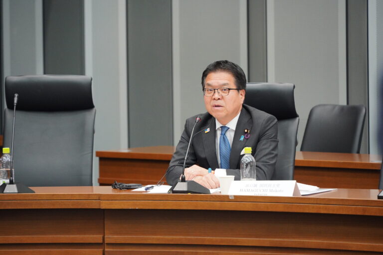浜口政調会長代理が討論会「核兵器のない世界へ 日本の役割を問う」で発言