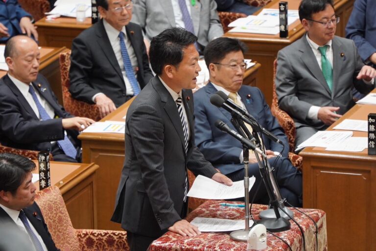 【衆予算委】田中けん議員が選挙妨害対策などについて質疑