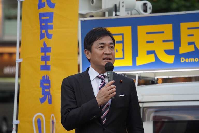 【東京】「持続的に給料が上がる経済を実現していく」玉木代表が恵比寿駅前で街頭演説