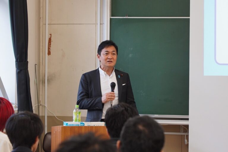 玉木代表が東京大学「縁政会」で講演