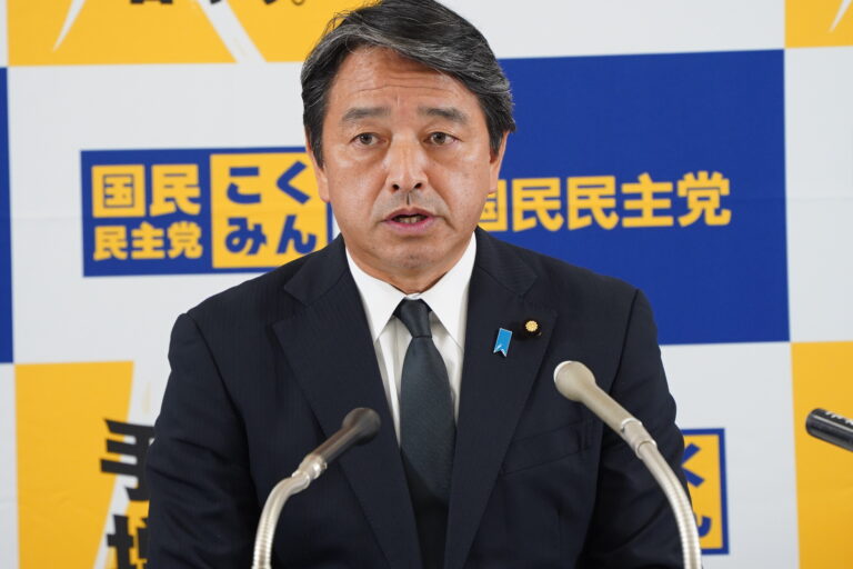 国民民主党 幹事長定例会見（2024年11月29日）