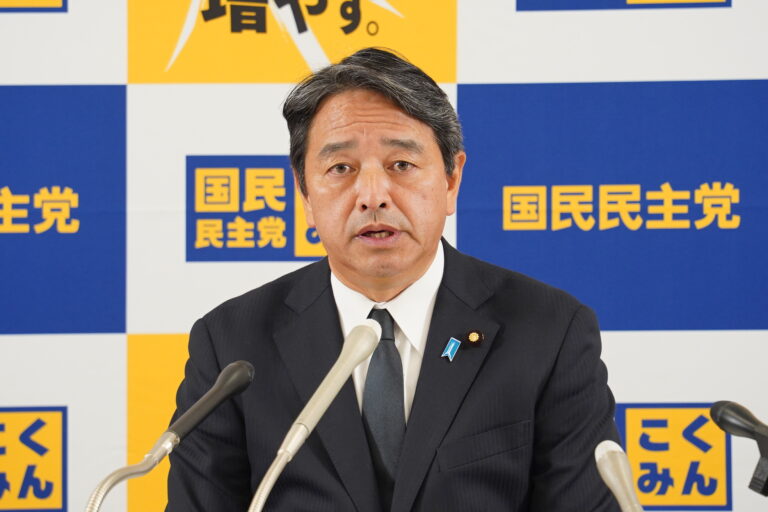 国民民主党 幹事長定例会見（2024年12月13日）