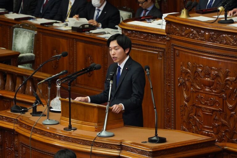 【衆本会議】森ようすけ議員が政治改⾰関連3法案に対する賛成討論