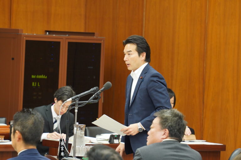 【修正案提出】「国民年金法改正法案に対する修正案」を提出