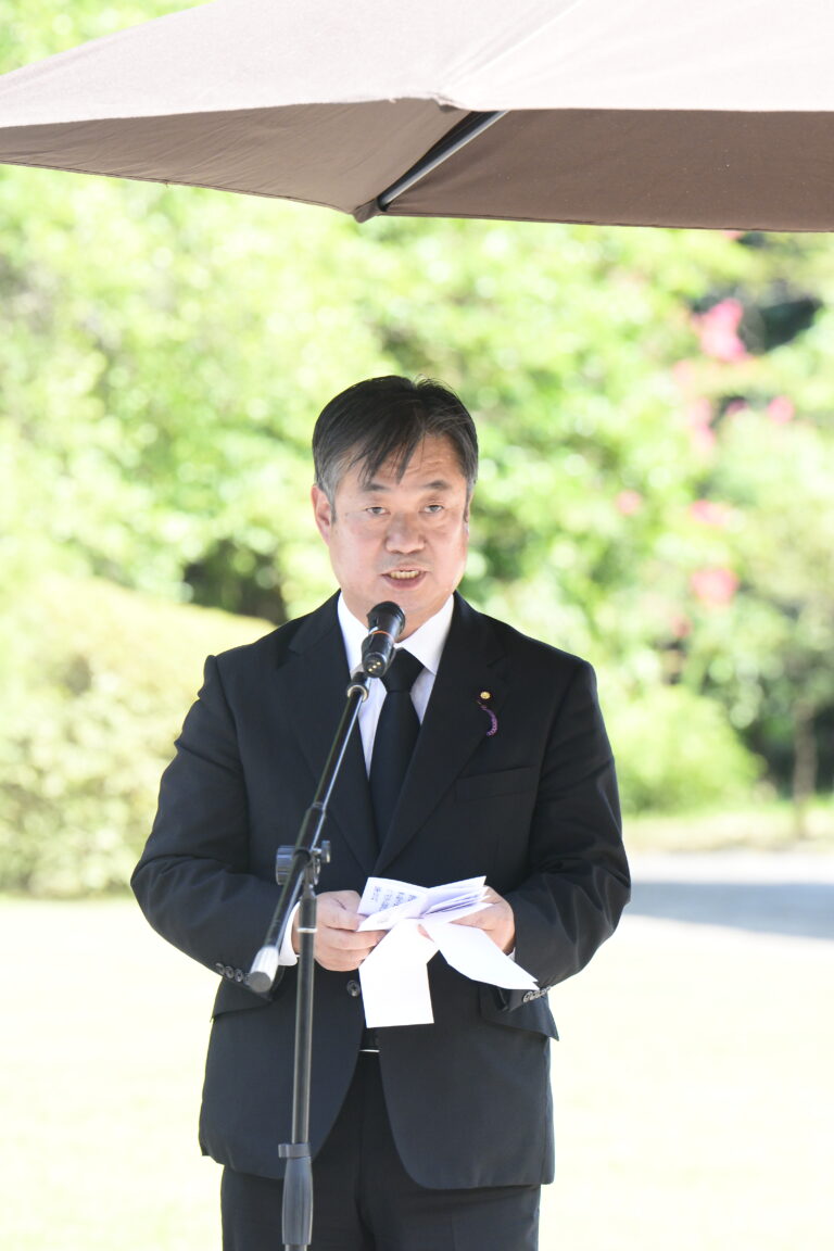 竹詰副幹事長が「戦後80年・第23回シベリア・モンゴル抑留犠牲者追悼の集い」に参列