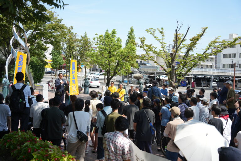 【佐賀】「具体的な政策で政治を前に進める」玉木代表が佐賀市内で演説