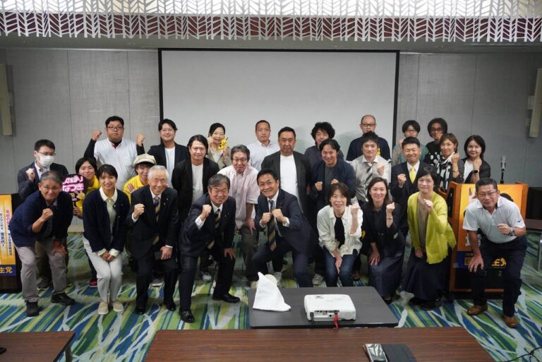 【長野】「ガソリン暫定税率廃止が最も地方創生に有効」玉木代表が全国キャラバンで訴え