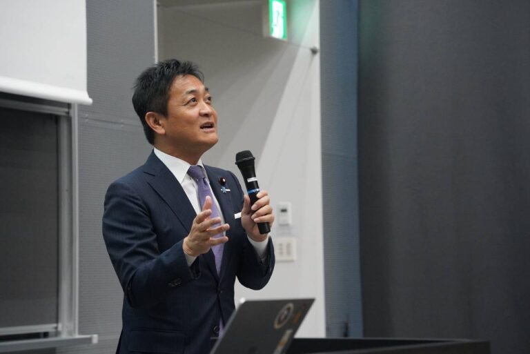 玉木代表が神奈川大学「平山ゼミ」主催の講演会で講演