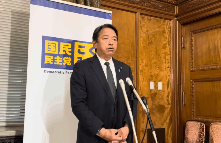 国民民主党 榛葉幹事長ぶら下がり会見（2025年10月23日、自民党との幹事長会談を受けて）