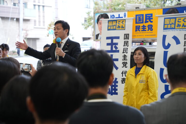 【愛媛】「半世紀変わらなかった政策を動かしたのは、国民一人ひとりの一票」玉木代表が全国キャラバンで講演