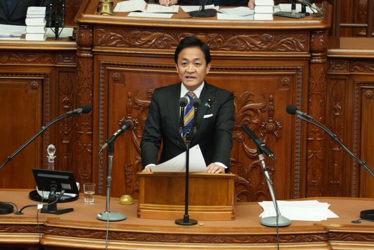 【衆本会議】玉木代表が高市総理の所信表明演説に対する代表質問で登壇