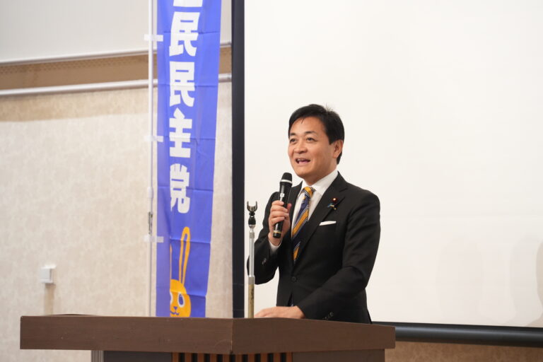 【千葉】「党員・サポーターの皆さまと共に党を大きく育てたい」全国キャラバンで玉木代表が挨拶