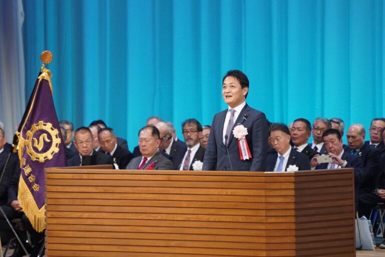 玉木代表が商工会全国大会で挨拶