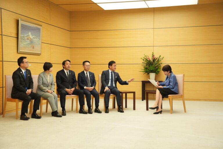 玉木代表・浜口政調会長ぶら下がり会見（高市総理への経済対策の申し入れを終えて）