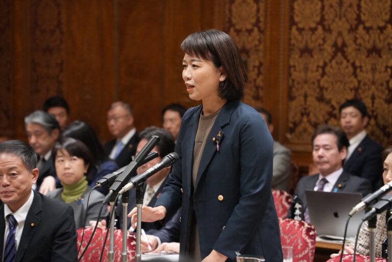 　【参予算委】伊藤孝恵議員が就職氷河期世代の将来不安などについて質疑