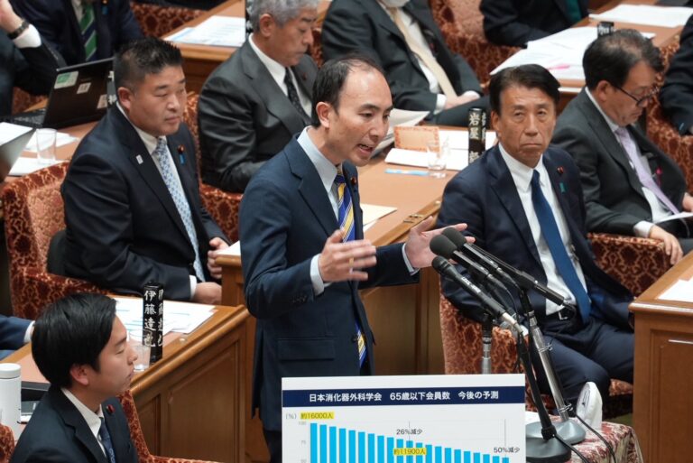 【衆予算委】福田とおる議員が命を守る医療政策について質疑