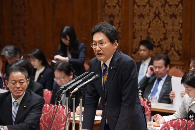 【参予算委】礒﨑哲史議員が自動車課税などについて質疑