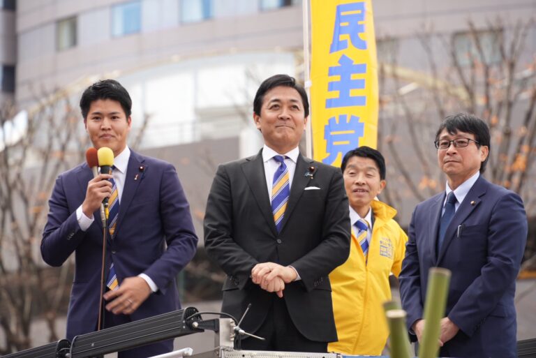 【石川】「働き控えを解消し、手取りが増える経済を実現したい」玉木代表が全国キャラバンで演説