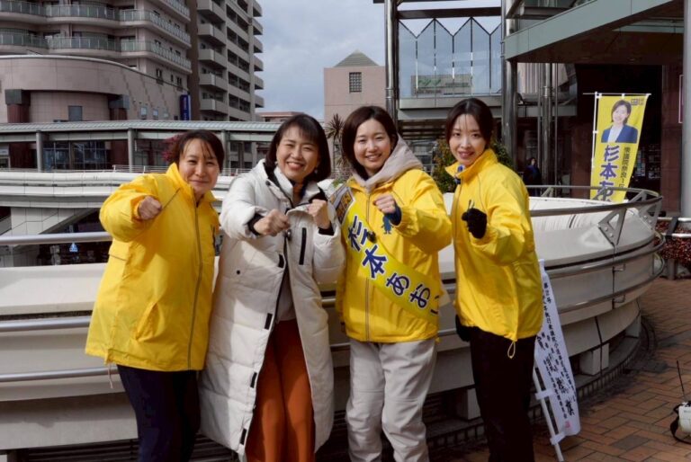 【奈良】「地殻変動を止めないために、杉本あおいさんを応援してほしい」杉本あおい候補が伊藤コミュニケーション統括本部長と奈良県で街頭演説