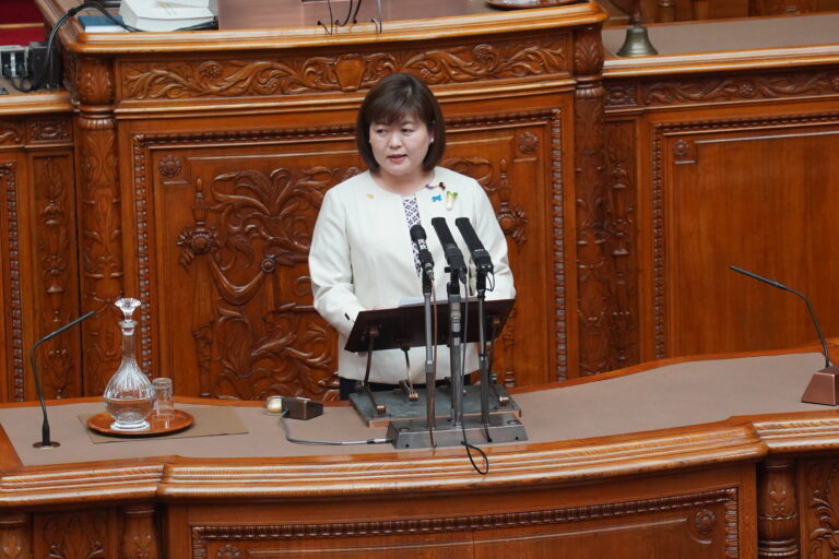 【参本会議】江原くみ子議員が所得税法等改正案などについて質疑