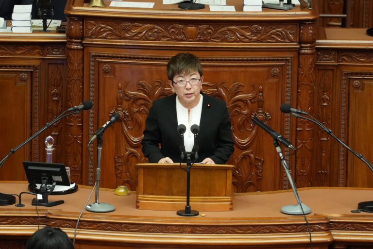 【衆本会議】野村美穂議員が国家情報会議設置法案に対する賛成討論で登壇