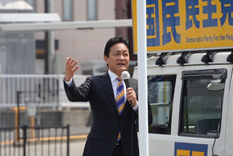 【滋賀】「現実的に家計の負担を減らす政策を掲げているのが国民民主党である」玉木代表が滋賀県で街頭演説
