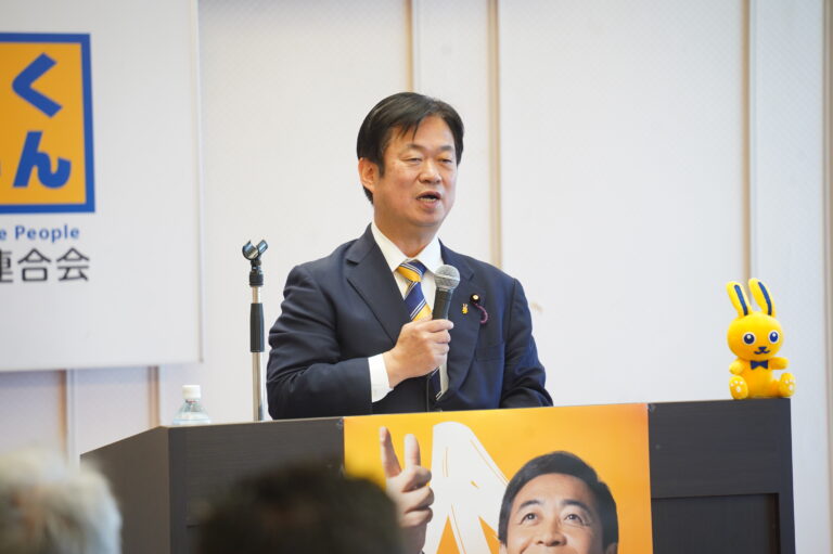 【富山】「風頼みじゃない、足腰の強い党へ」竹詰参議院議員が富山県連大会で挨拶