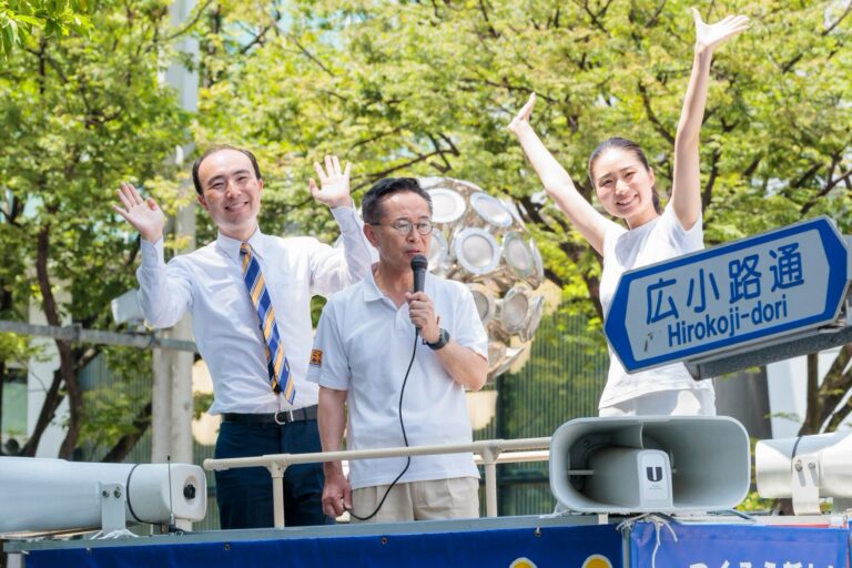 【愛知】「熟議を行うことが民主主義の基本である」古川元久代表代行、日野さりあ議員、福田とおる議員が訴え