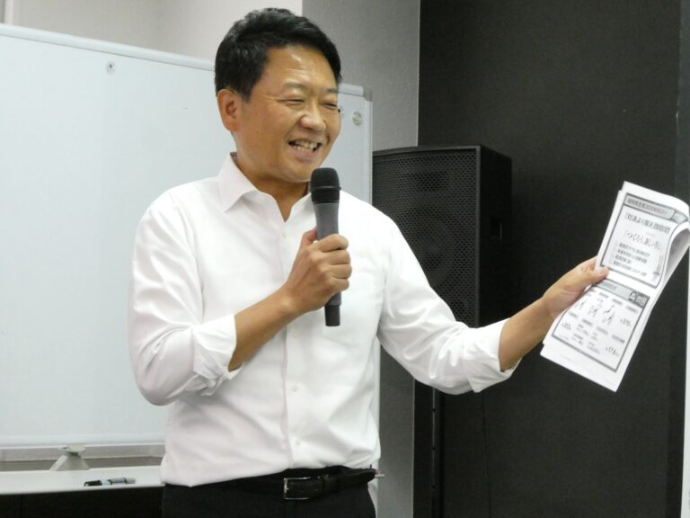 【静岡】「地方から新しい答えを打ち出していく」田中健県連会長が全国こくみんミーティングで訴え